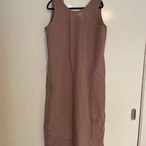 FLAX 100% linen dress size M